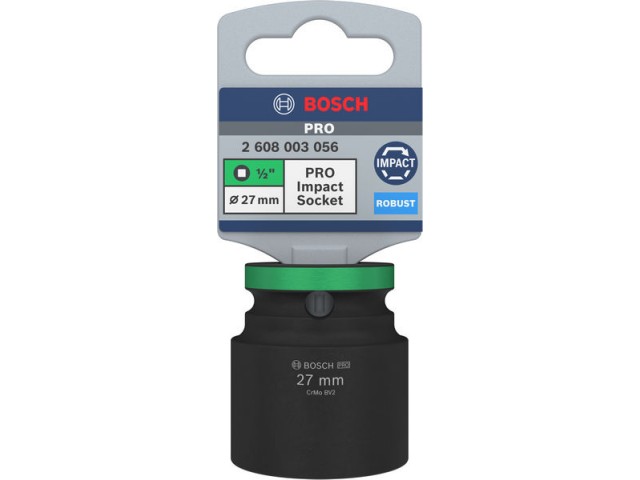 PRO Impact Socket Bosch, 1/2, 27mm, standardni, 2608003056